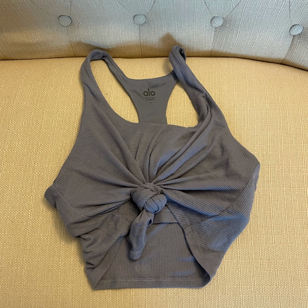 Alo Yoga Knot Tank Bra Size L